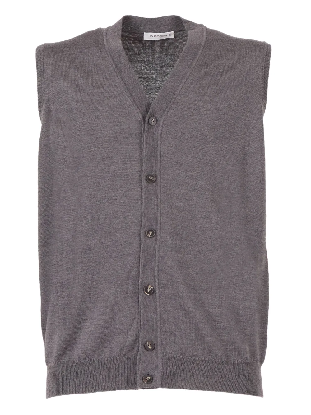 Kangra knitted wool vest | Grey | Image 1