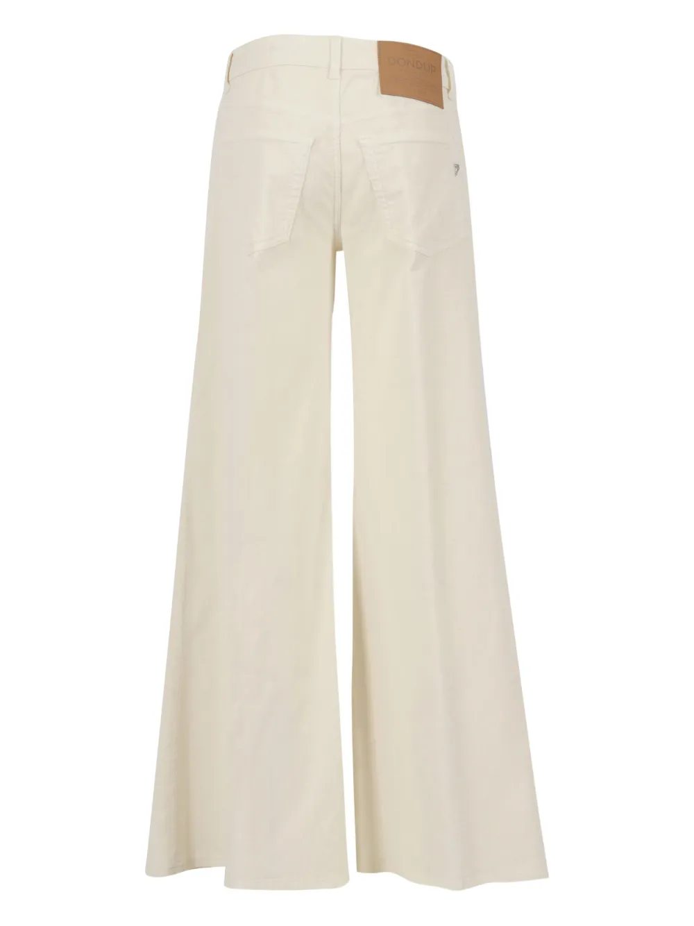 DONDUP Jeans met wijde pijpen - Beige