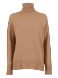 Lorena Antoniazzi sequin-embellished turtleneck sweater - Brown