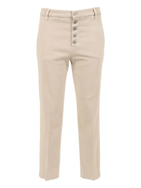 DONDUP KIDS button-front straight trousers