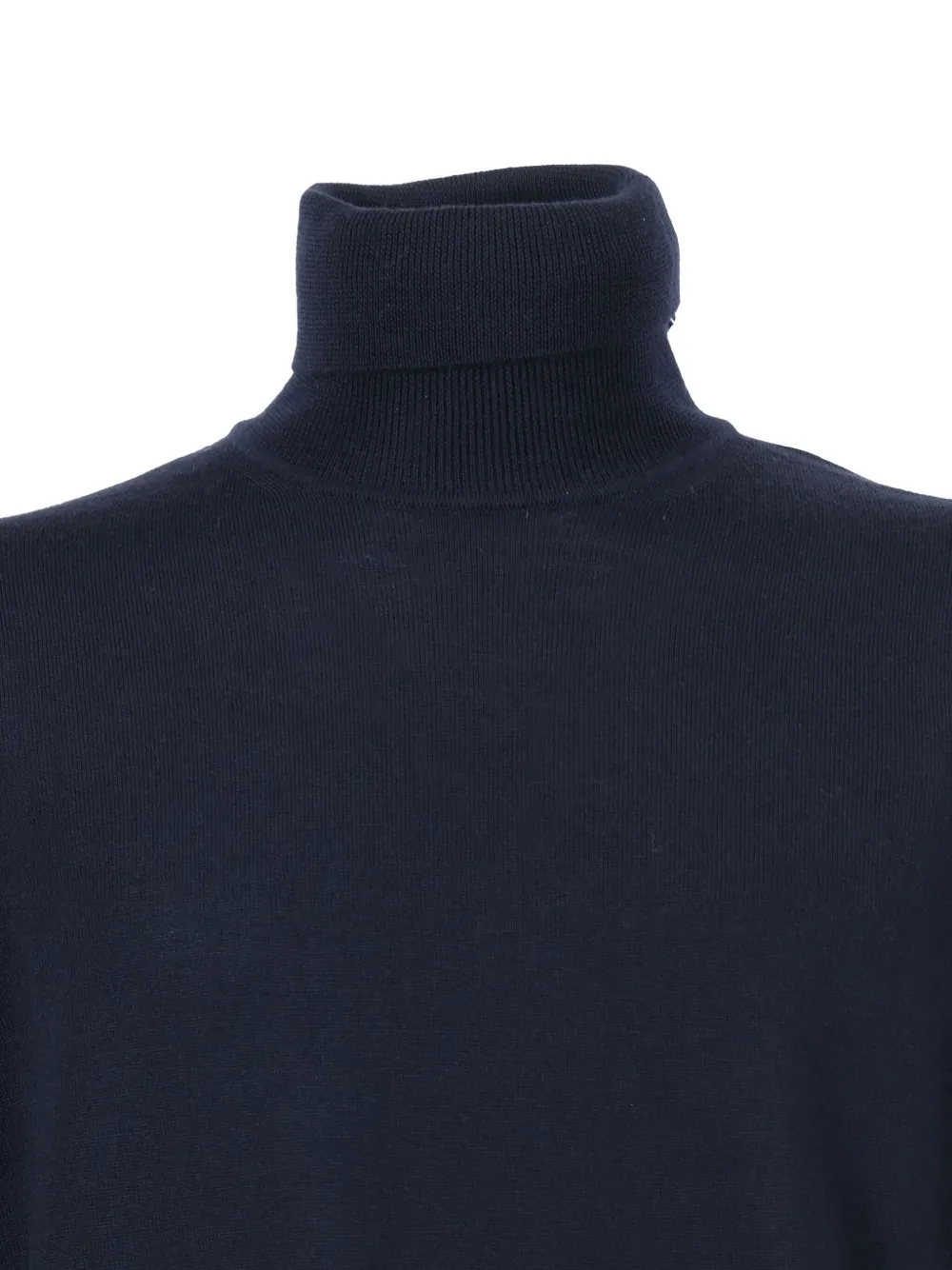 Kangra Cashmere Turtleneck Wool Sweater In Blue