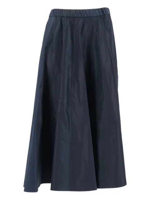 ASPESI elastic-waist flared midi skirt