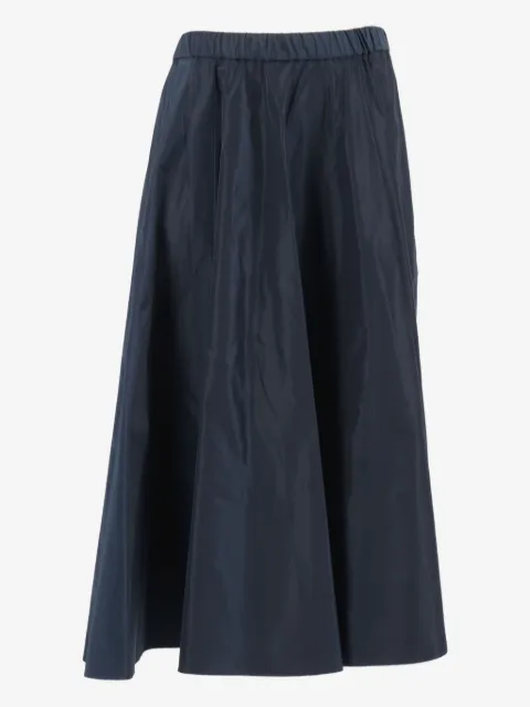 ASPESI elastic-waist flared midi skirt