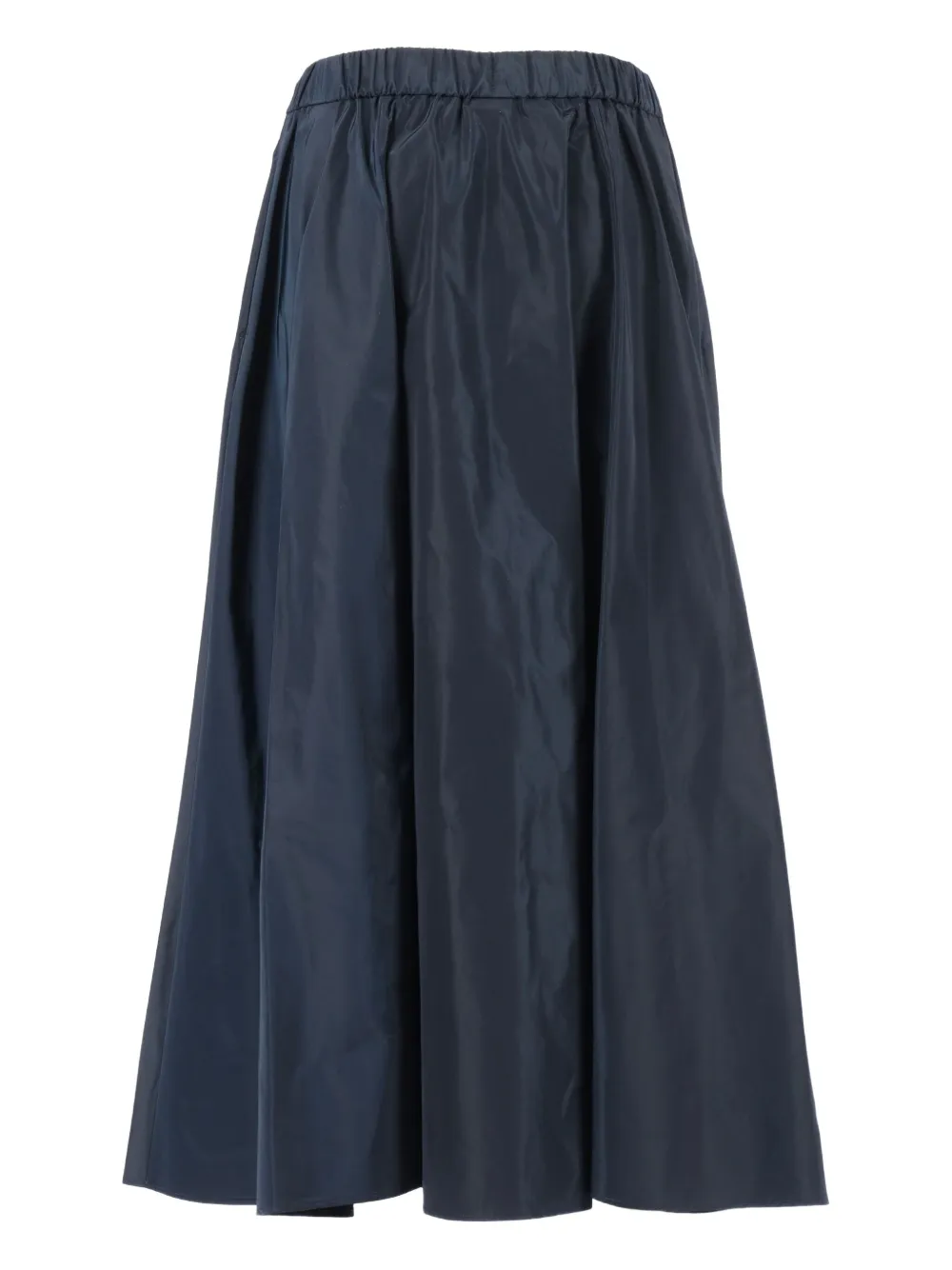 ASPESI Plooirok met elastische taille - Blauw