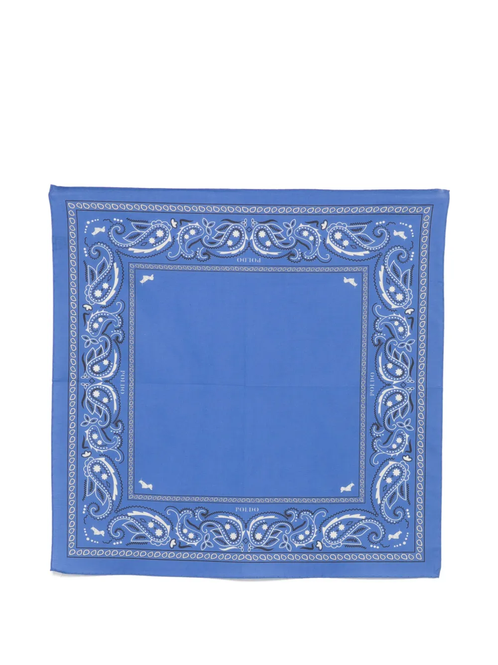 POLDO DOG COUTURE paisley-print bandana - ブルー POLDO DOG COUTURE paisley-print bandana - ブルー