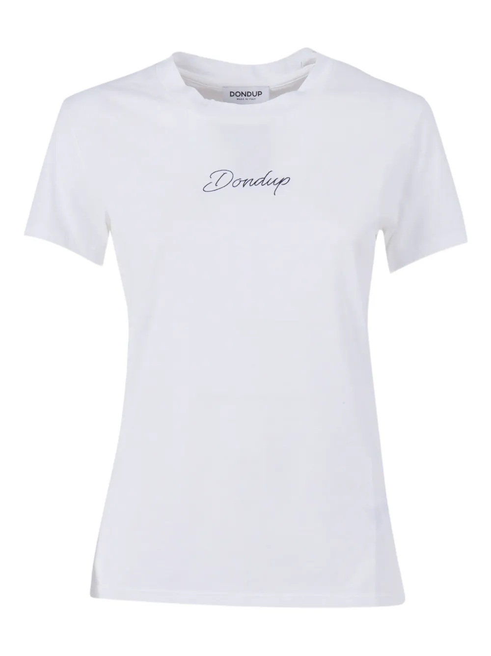 DONDUP embroidered crew-neck T-shirt | White | Image 1