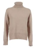 Kangra turtleneck ribbed-hem sweater - Neutrals