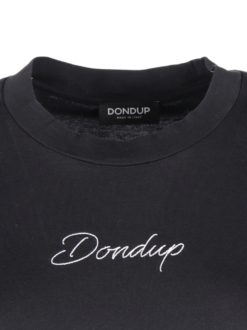 DONDUP T-shirt met geborduurd logo Blauw