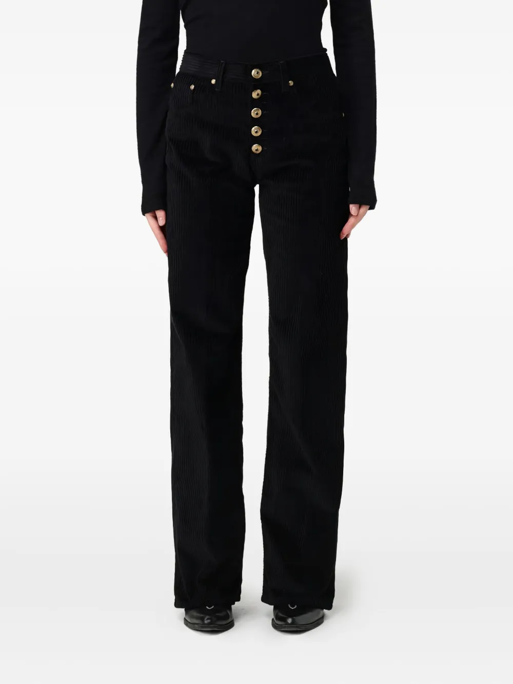 Dondup Jacklyn Gioie Jeans In Black