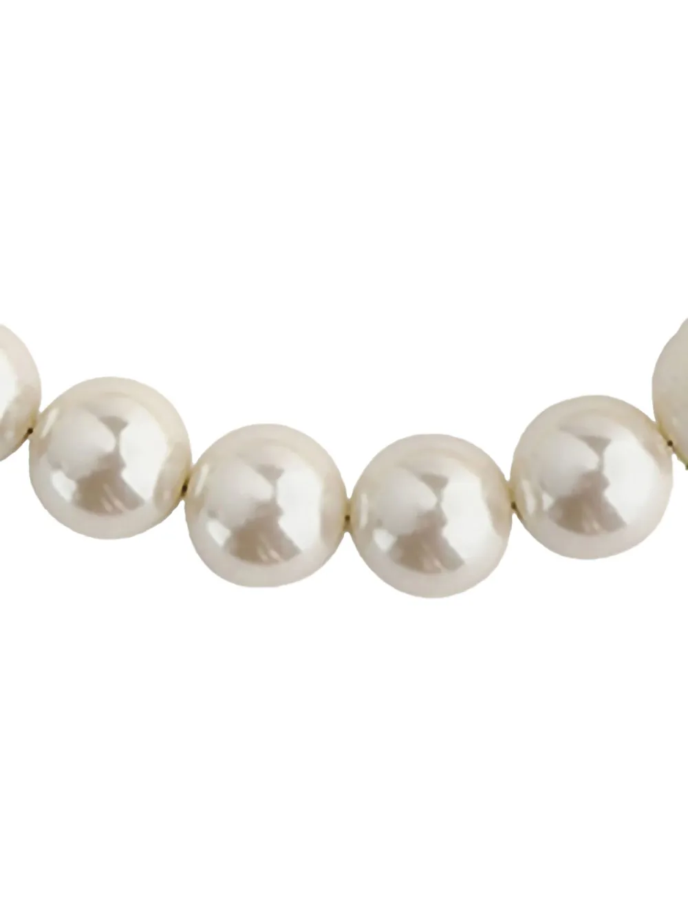 Forte Forte ribbon necklace - Wit