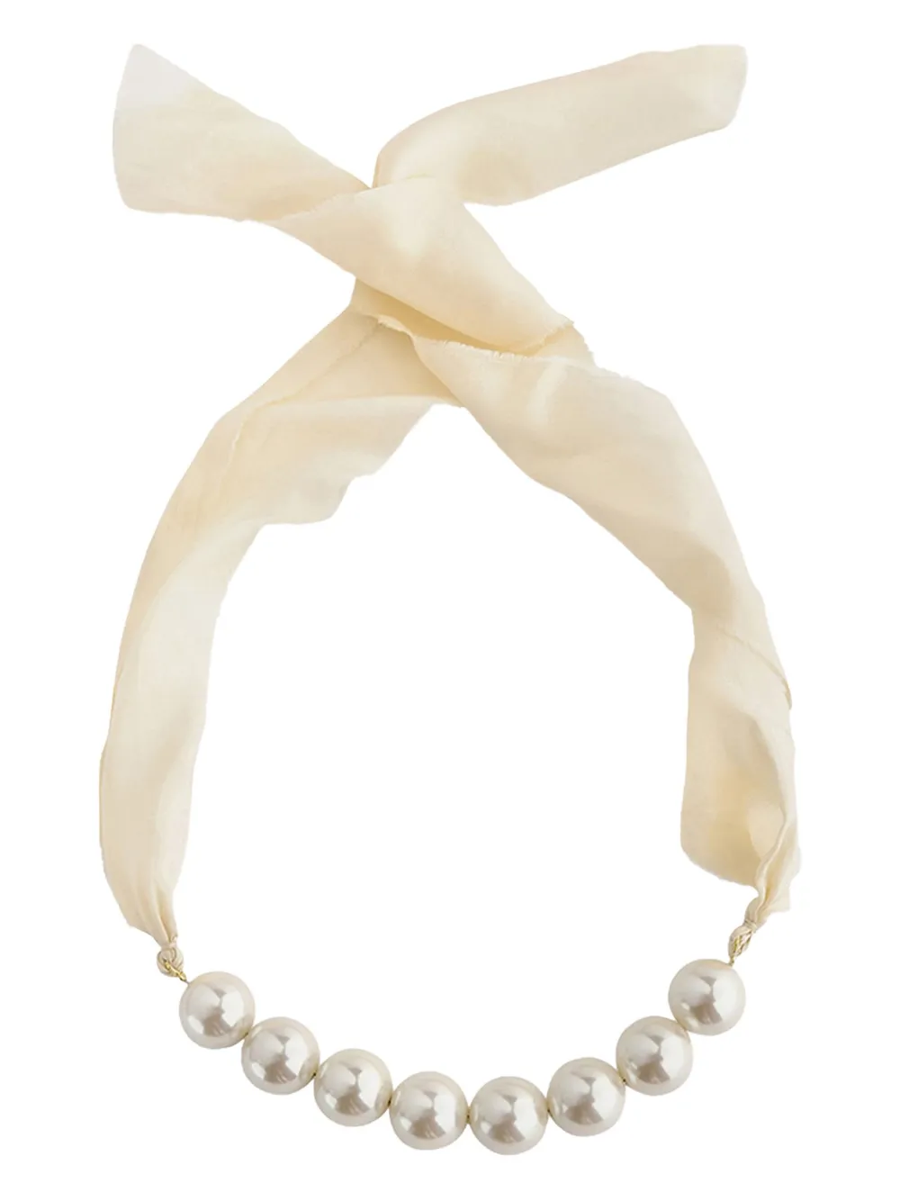 Forte Forte ribbon necklace | White | Image 1