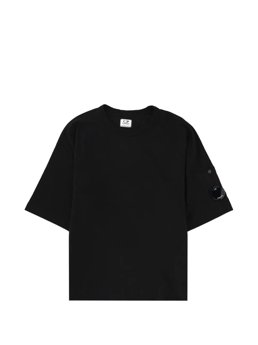C.P. Company Kids Lens-detail raglan-sleeve T-shirt - Nero