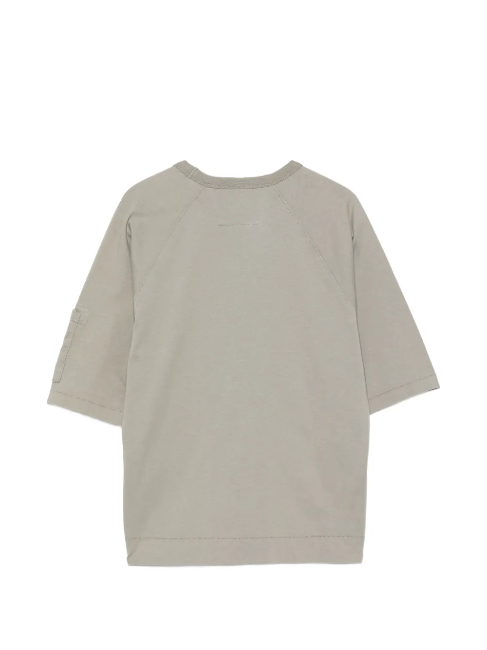 C.P. Company Kids T-shirt met raglan mouwen en Lens-detail Grijs