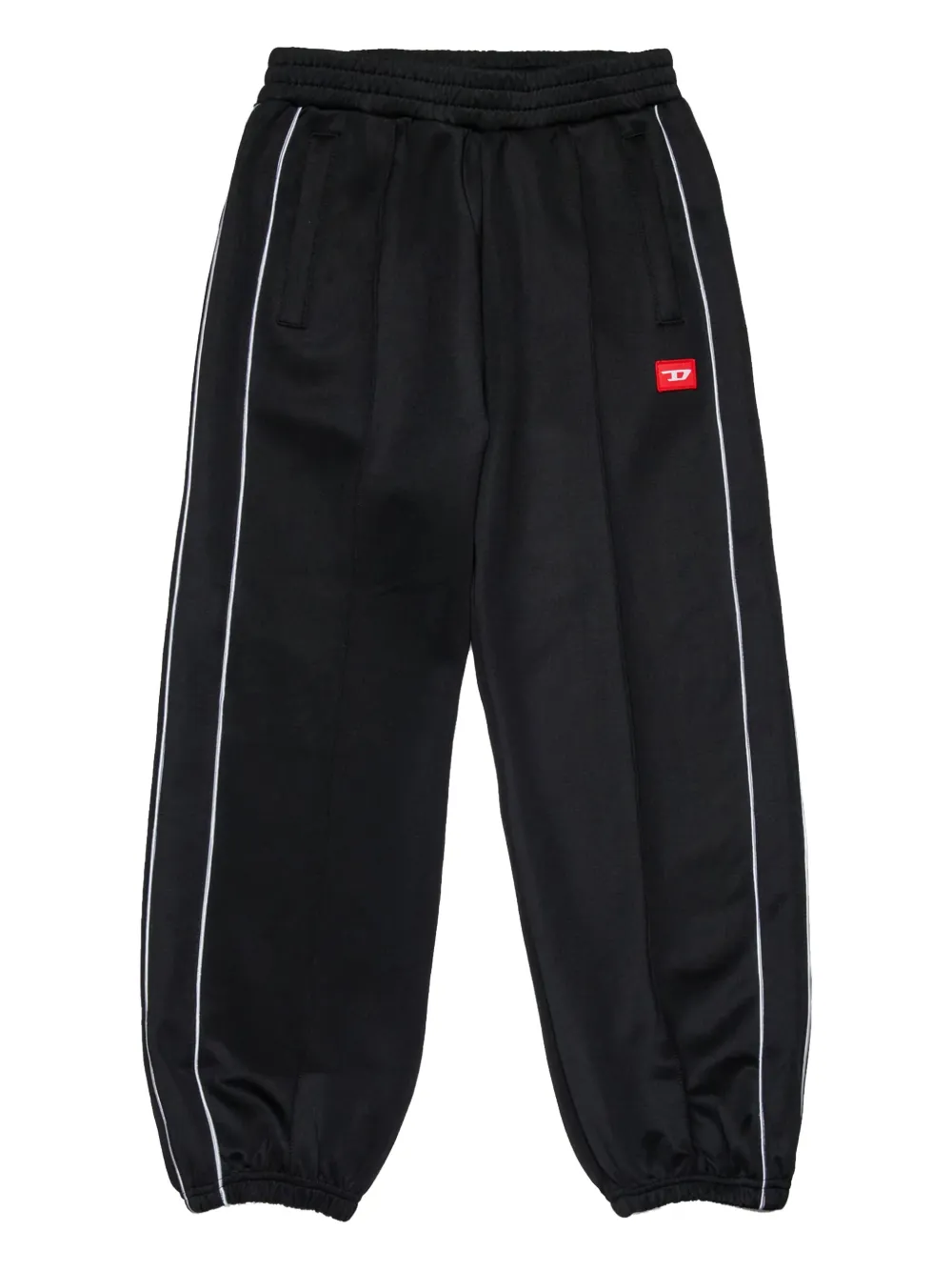 Diesel Kids Pantaloni sportivi con logo - Nero