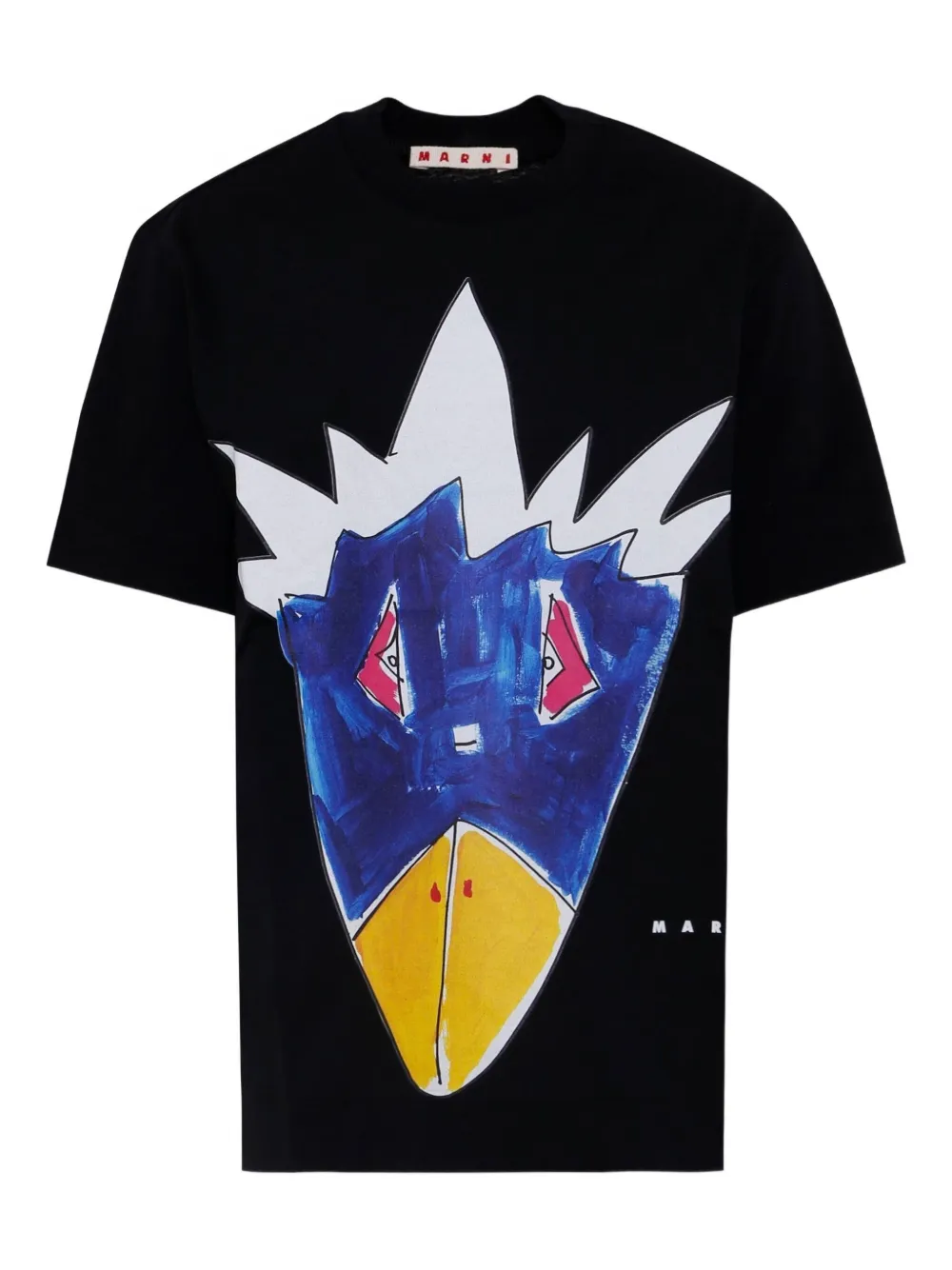 Marni Kids graphic T-shirt - Nero