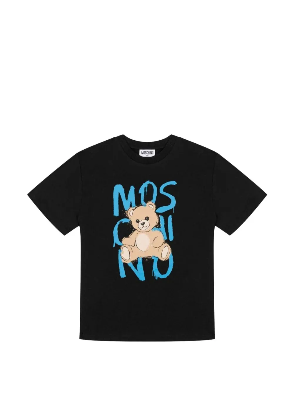 Moschino Kids T-shirt con stampa Teddy - Nero