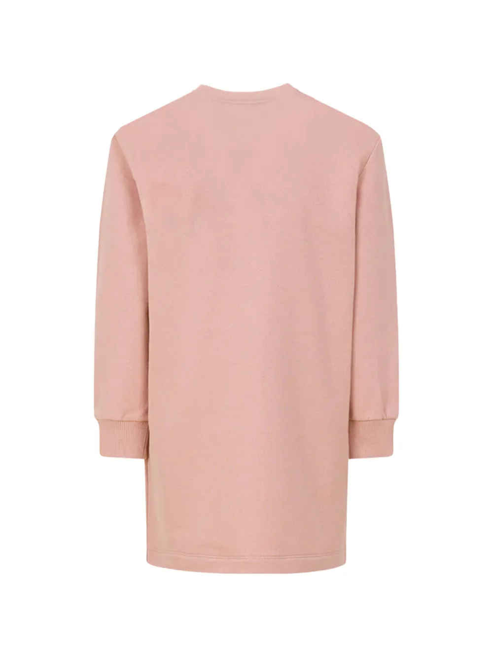 Balmain Kids Jurk met knopen en logo Roze