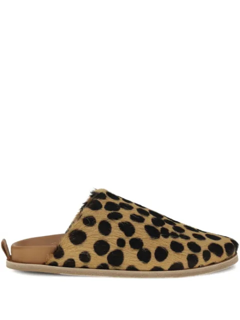 Forte Forte pony-hair spotted sandals