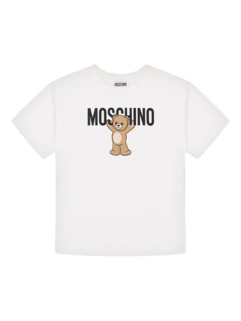 Moschino Kids Teddy logo T-shirt