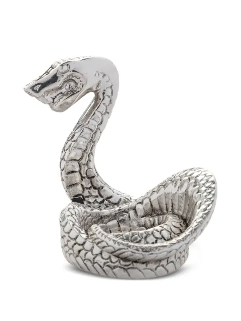 Christofle Lumière d'Argent Zodiac snake figurine