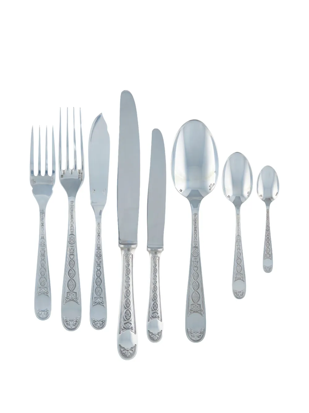 Christofle Set posate Villeroy (per 12 persone) - Argento