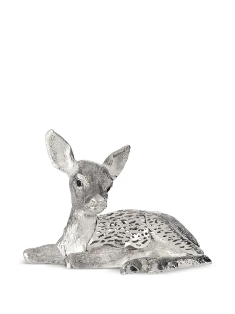 Christofle Lumière d'Argent fawn figurine