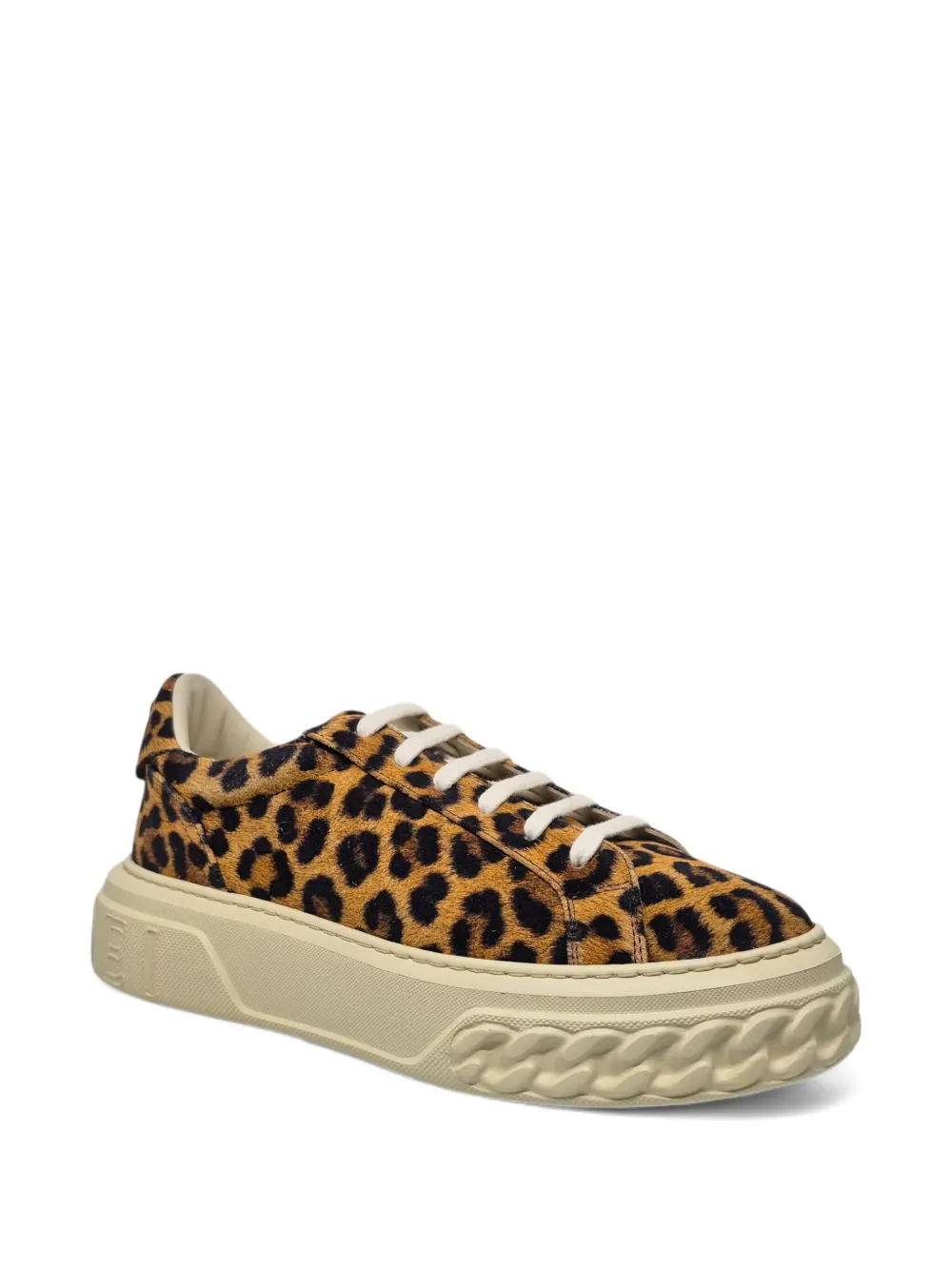 Casadei Malesia Off Road sneakers met luipaardprint Bruin