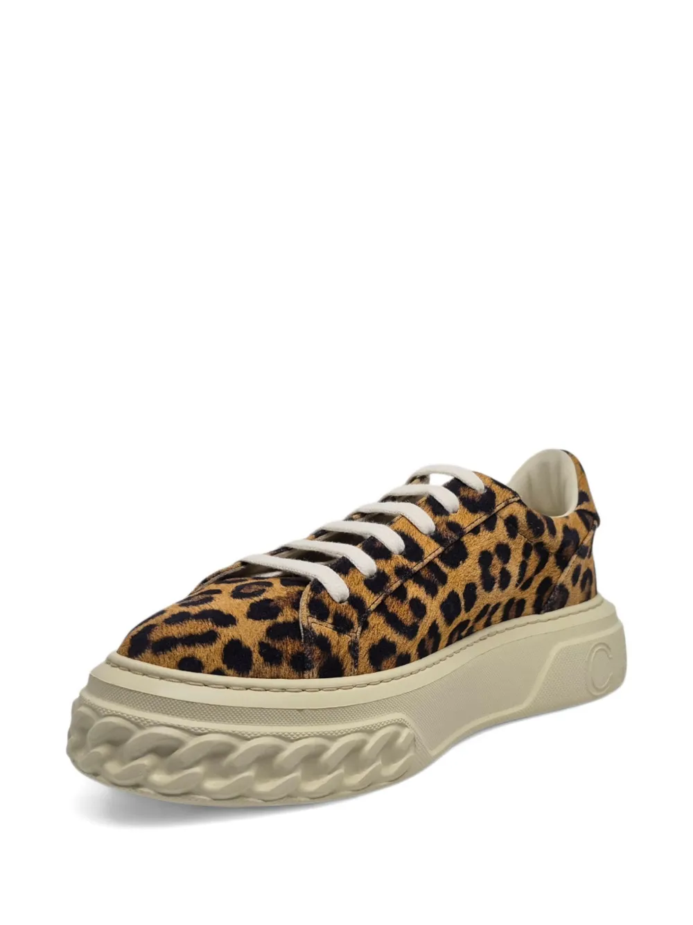 Casadei Malesia Off Road sneakers met luipaardprint - Bruin