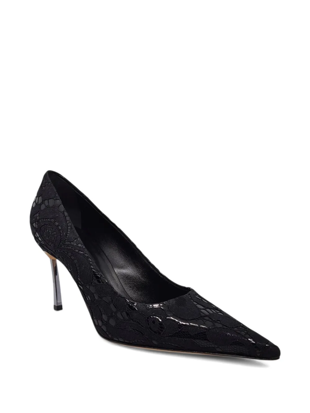 Casadei Pumps met puntige neus Zwart