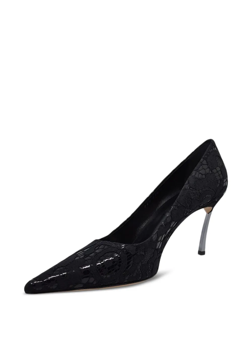 Casadei Pumps met puntige neus Zwart