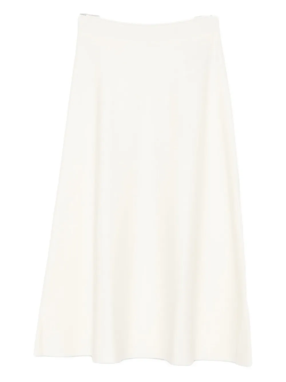 P.A.R.O.S.H. A-line knit midi skirt Wit
