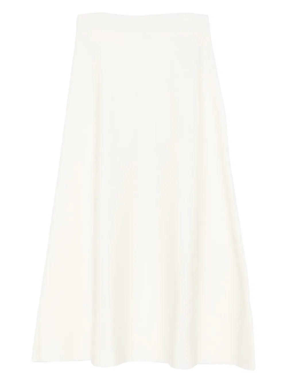 P.A.R.O.S.H. A-line knit midi skirt Wit