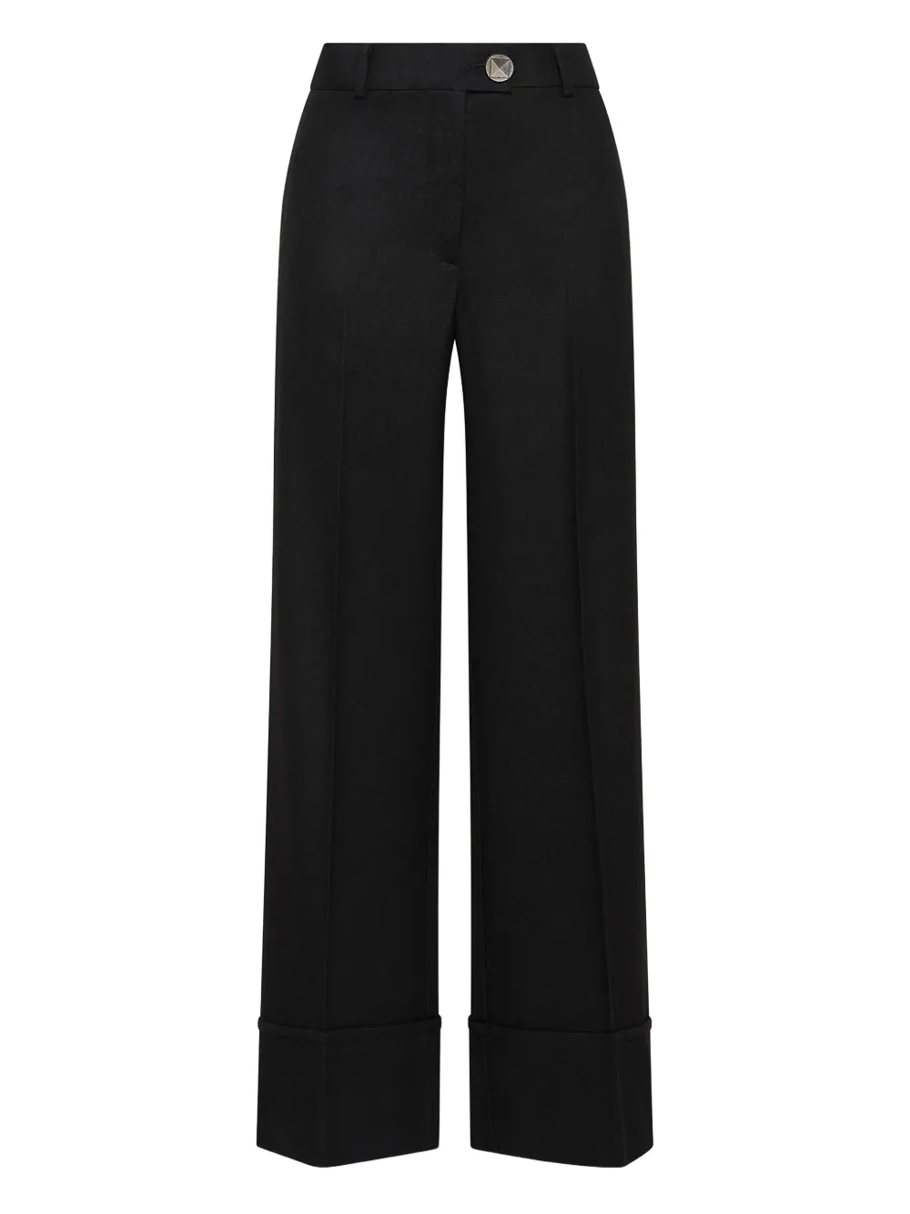 MALIPARMI cuffed button-fastening trousers | Black | Image 1