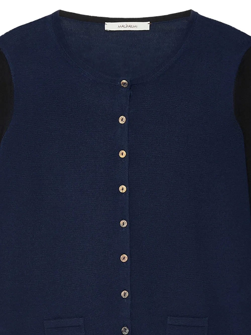  Maliparmi Pocket Button Cardigan - Blue 