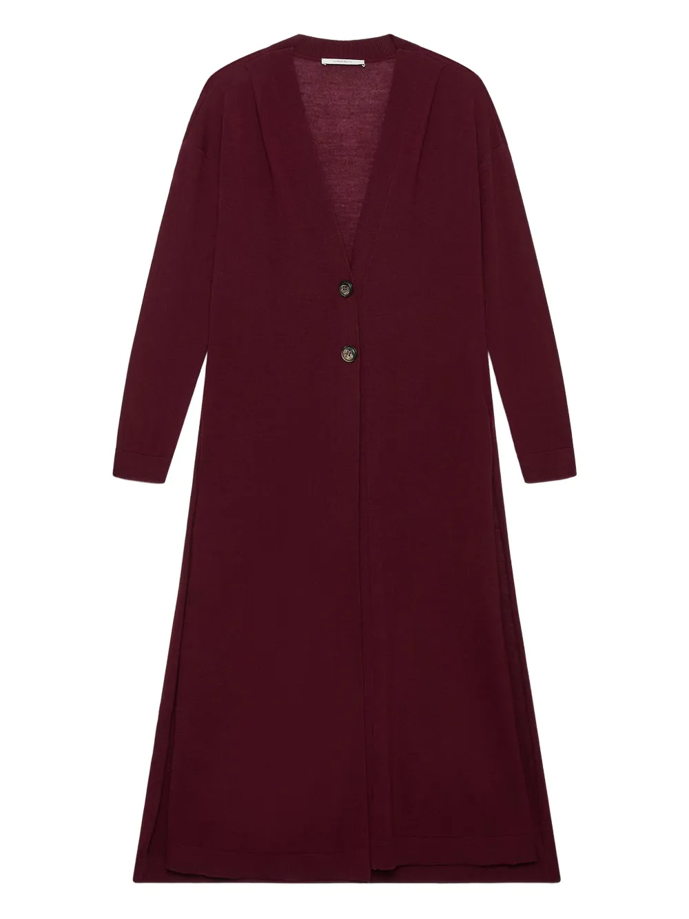 MALIPARMI long-length cardigan | Red | Image 1