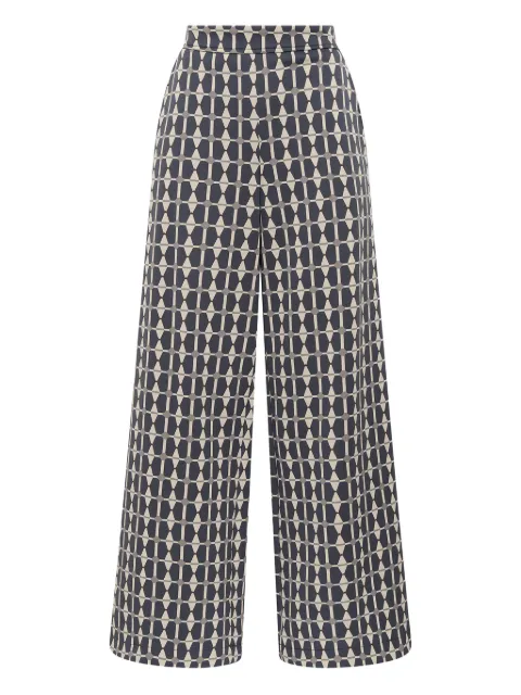 MALIPARMI geometric-pattern trousers