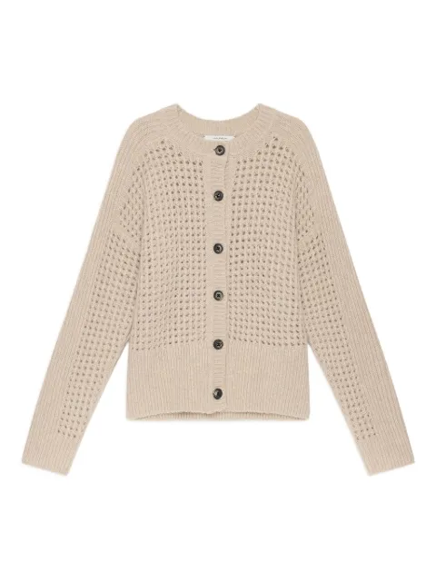 MALIPARMI button-front open-knit cardigan