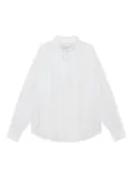 MALIPARMI Sparkle tie-neck blouse - White