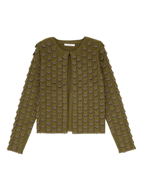 MALIPARMI textured embellished cardigan