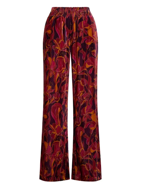 MALIPARMI floral-pattern trousers