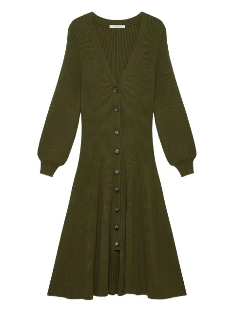 MALIPARMI ribbed-knit midi dress