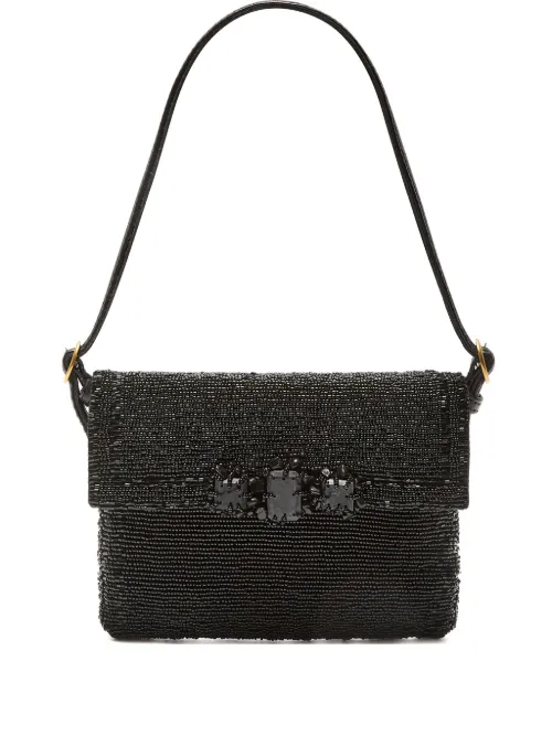 Sac porté épaule à ornements de perles - MALIPARMI - Modalova