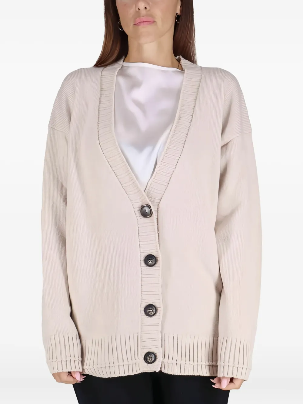 MALIPARMI button cardigan | Neutrals | Image 1