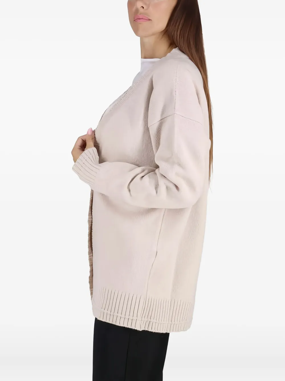  Maliparmi Button Cardigan - Neutrals 