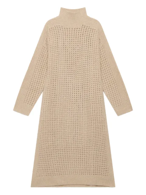 MALIPARMI high-neck knitted midi dress