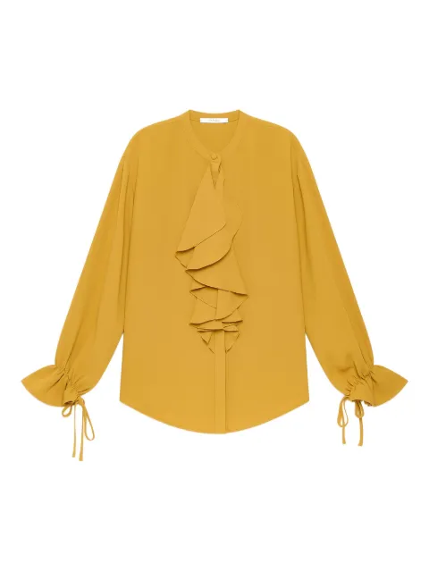 MALIPARMI ruffled-front blouse
