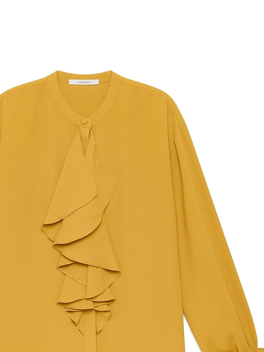 MALIPARMI Zijden blouse - Geel