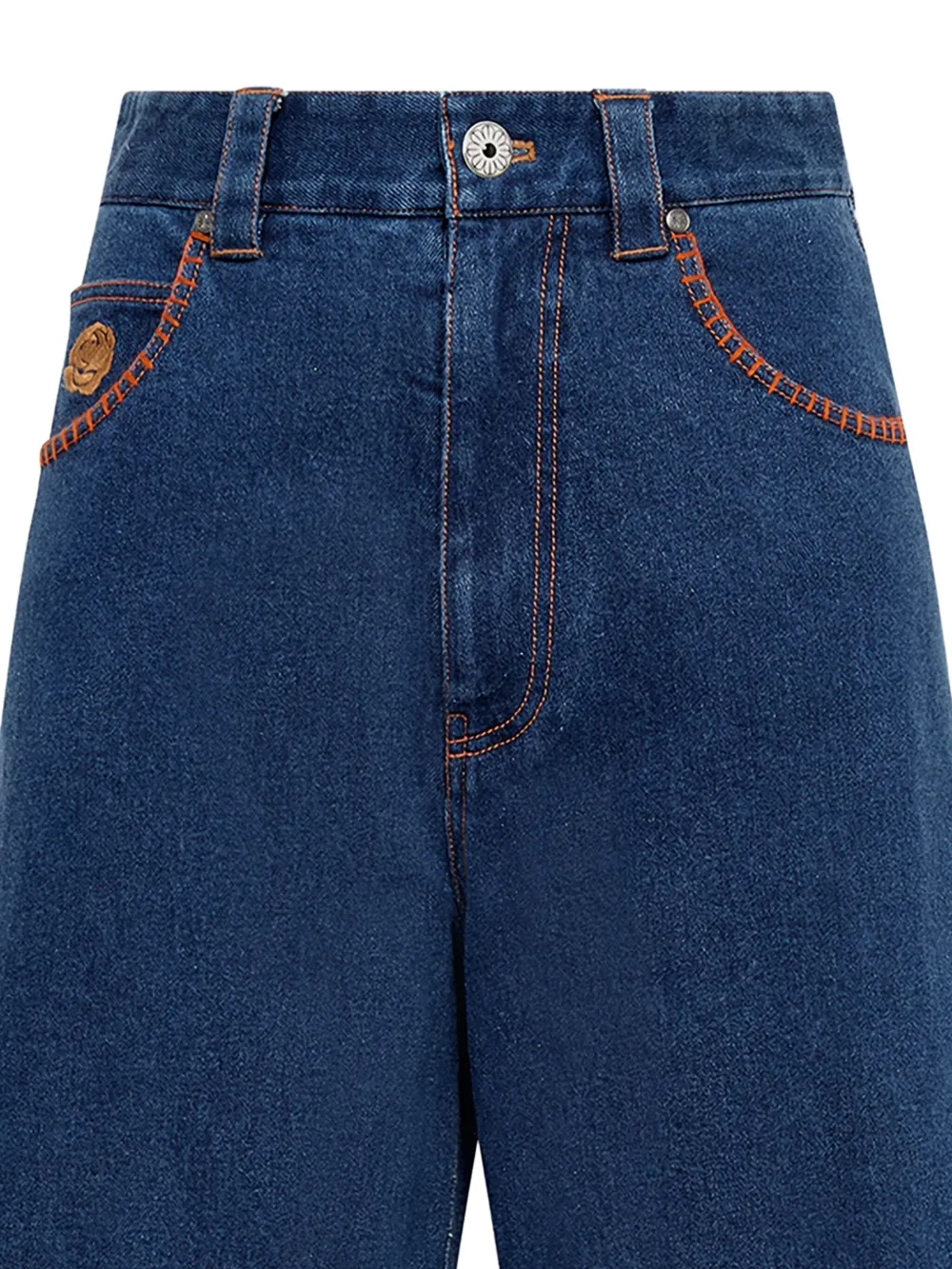 MALIPARMI contrast-stitch denim jeans | Wide-Leg Jeans | Image 2