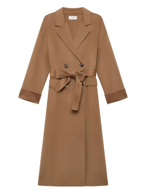 MALIPARMI belted double-breasted coat