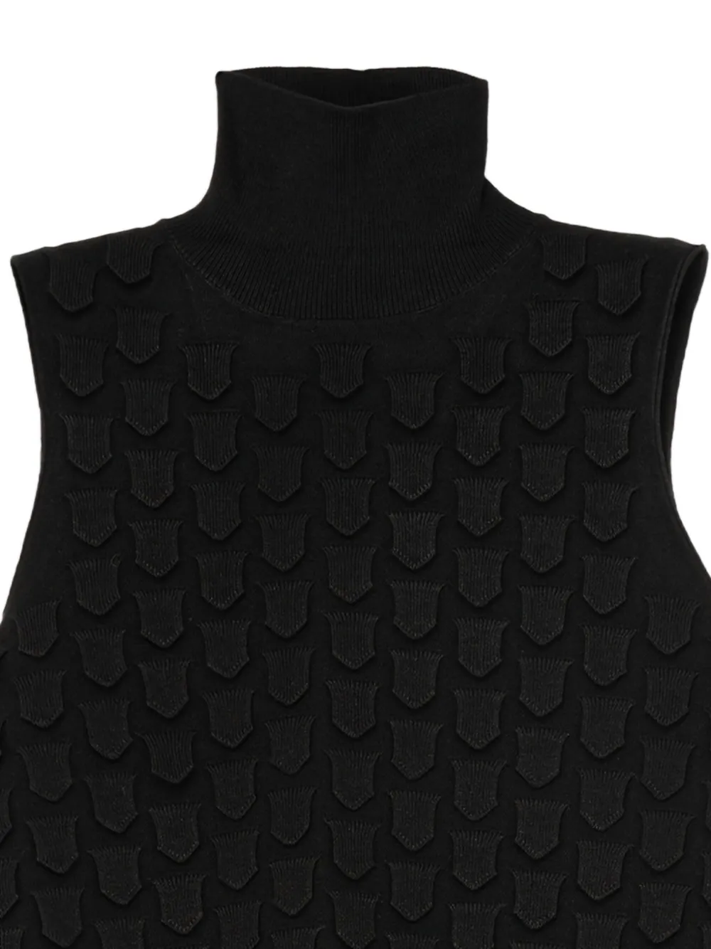MALIPARMI high-neck textured top | Vests & Tank Tops | Image 2